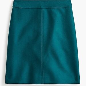 PRINCESS MINI SKIRT IN DOUBLE-SERGE WOOL